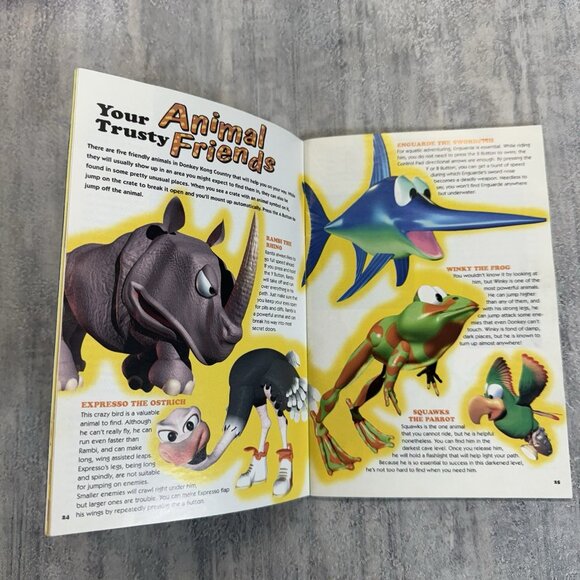 Donkey Kong Country Super Nintendo 1994 SNES Authentic Instruction Manual Only - Picture 6 of 7